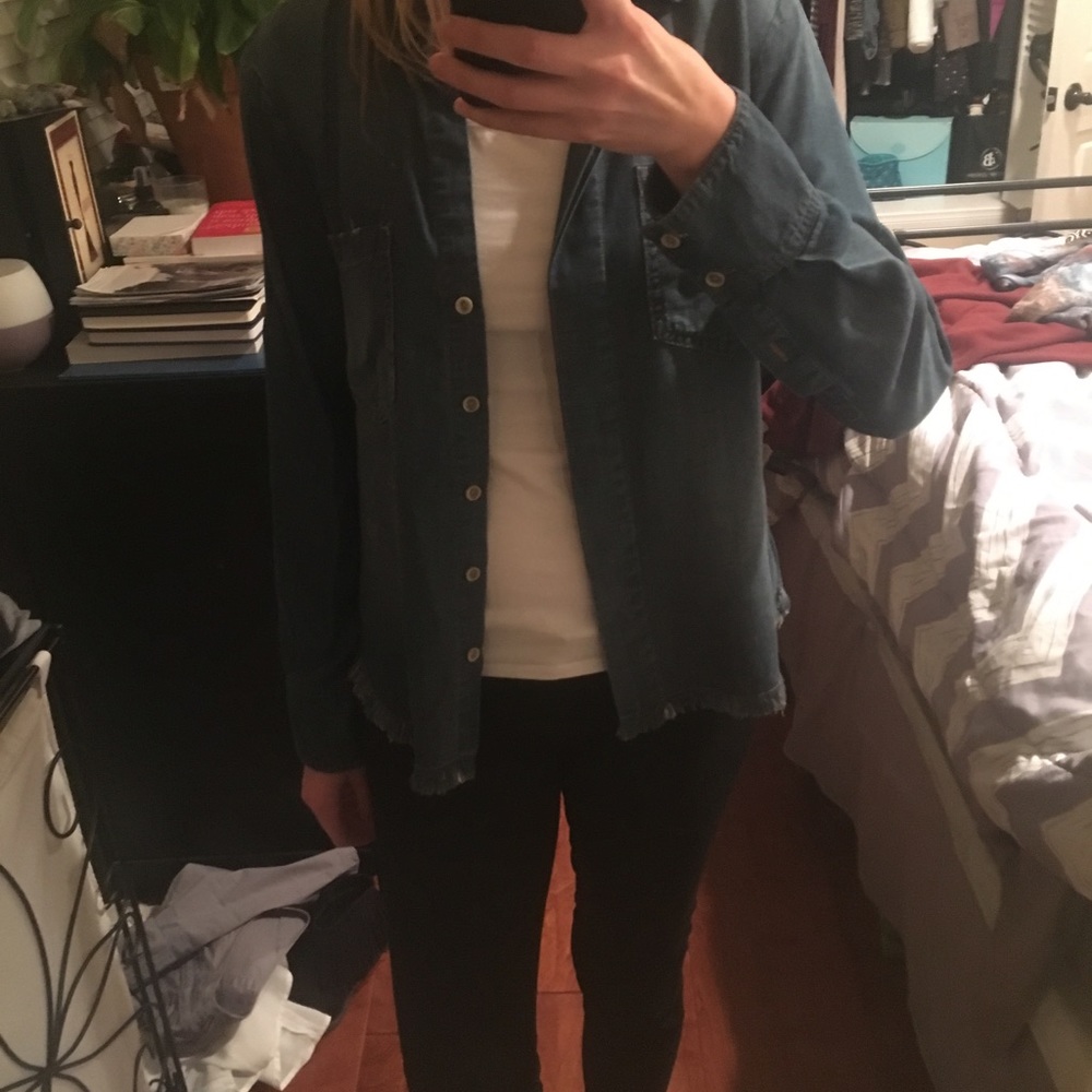 Cloth and Stone Denim Shirt